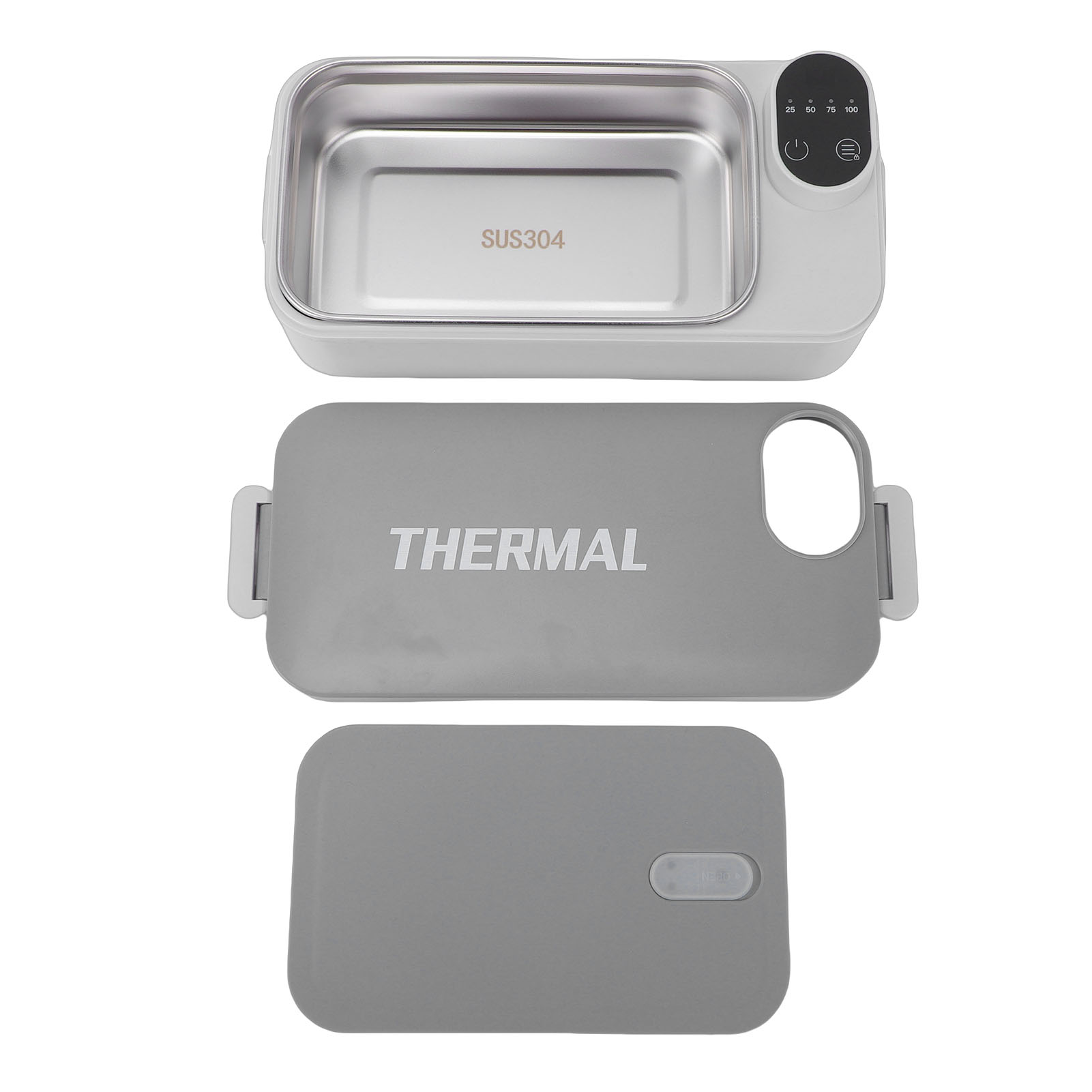 Portable Food Warmer - Heated Lunch Box 304 Stainless Steel