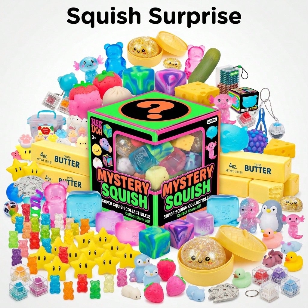Food Storage Lock Box - Surprise Box-Slow Rise Squishy Toys,Food&Ocean Themed