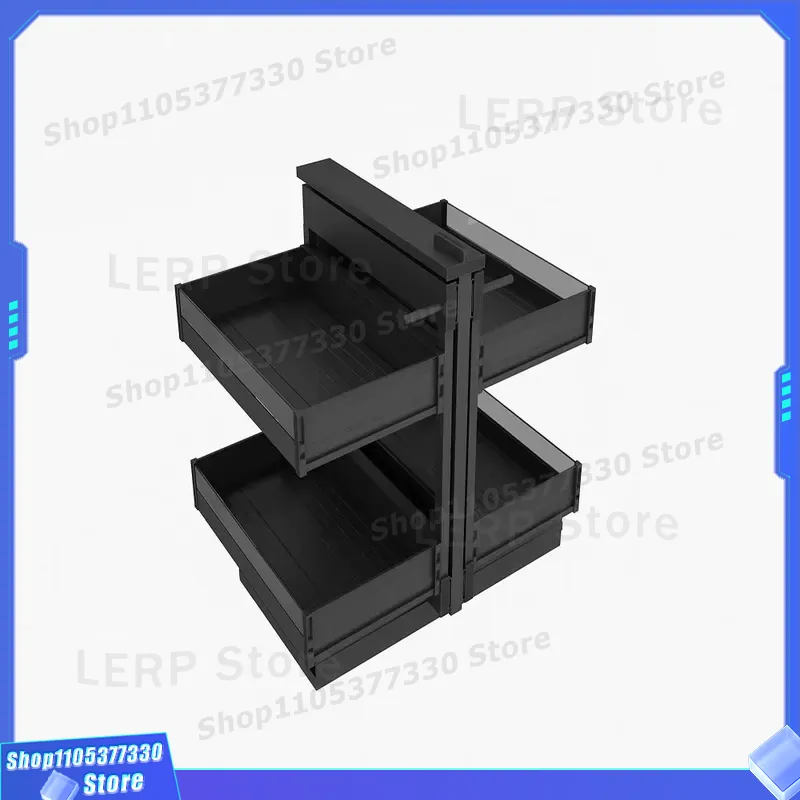 Food Storage Without Pantry - Double Pull Out Kitchen Cabinet Drawer