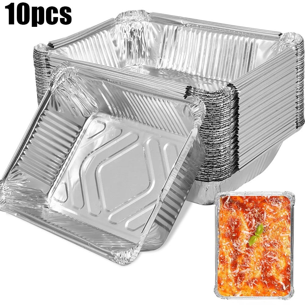 Food Storage Aluminum - 10PCS Disposable Aluminum Foil Food Storage