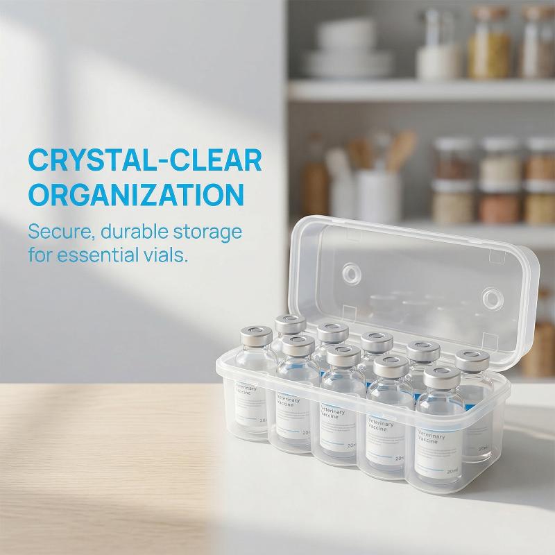 Food Storage Lock Box - Microtube Storage Box 20ML 10 Slot