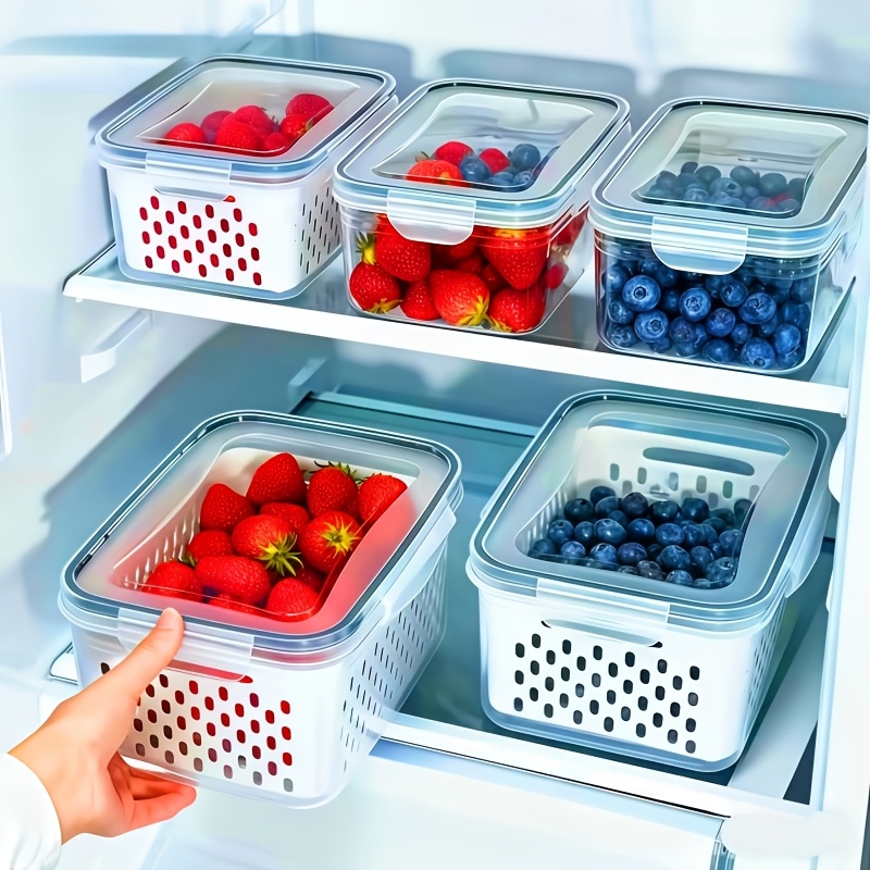 Food Storage Jar Set - 4pcs/Set Leak-Proof Food Storage Containers-Airtight, Stackable