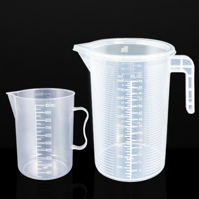 Food Storage For Restaurant - 1000/5000ml Food Grade Plastic Liquid Graduated
