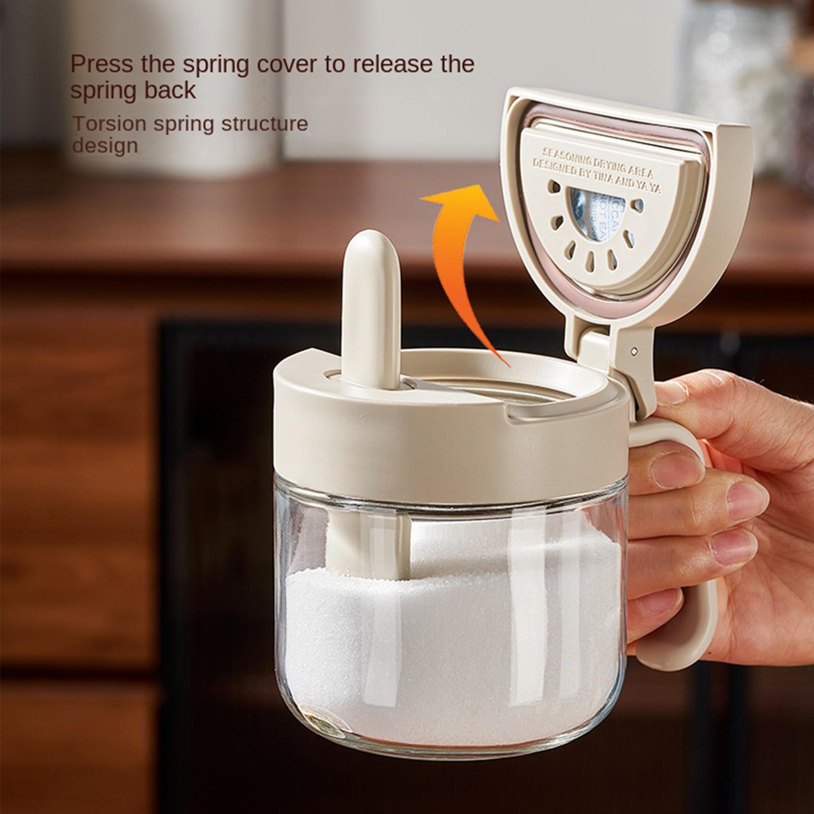 Food Storage For Room - Seasoning Jar Leak-Proof Salt Storage with