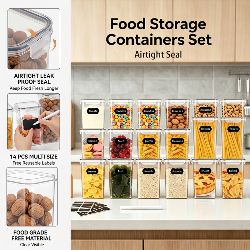 Multi-size Noodle Storage Jar  - огляд і ціна Food Storage With Lock