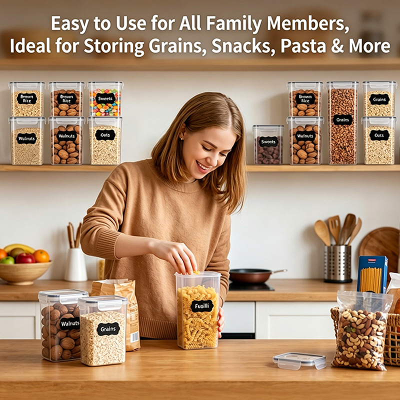 Multi-size Noodle Storage Jar  - огляд і ціна Food Storage With Lock