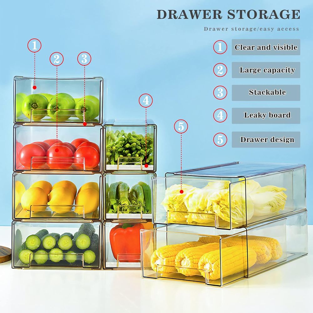 Clear Ridge Pull Out Stackable - огляд і ціна Food Storage Without Pantry