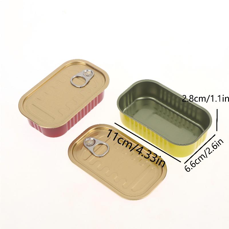 2Pcs Metal Rectangular Empty M - огляд і ціна Food Storage Aluminum