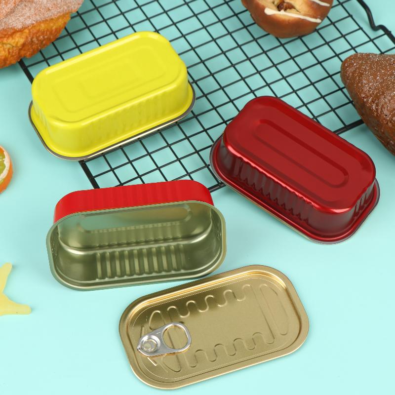 2Pcs Metal Rectangular Empty M - огляд і ціна Food Storage Aluminum