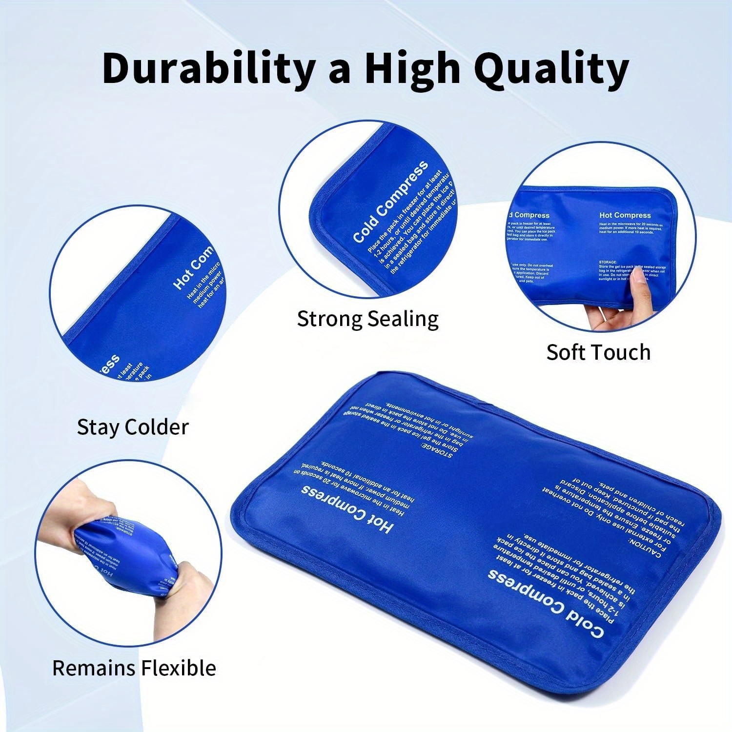 Ice Packs for Injuries Hot Col - огляд і ціна Cold Pack Ice Gel