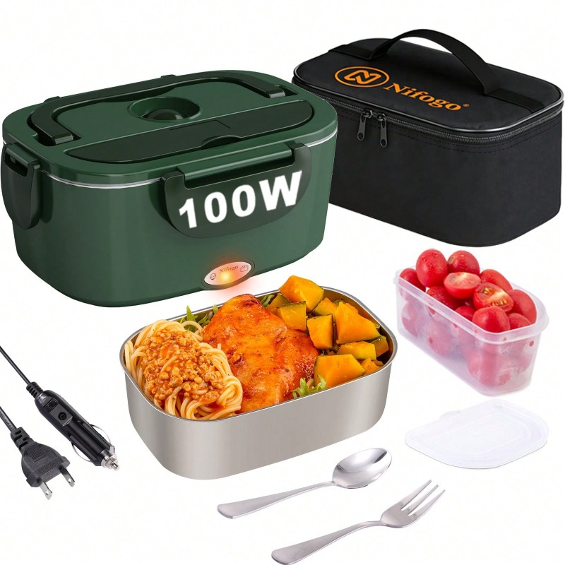 100W Electric Heating Lunch Bo - огляд і ціна Portable Food Warmer