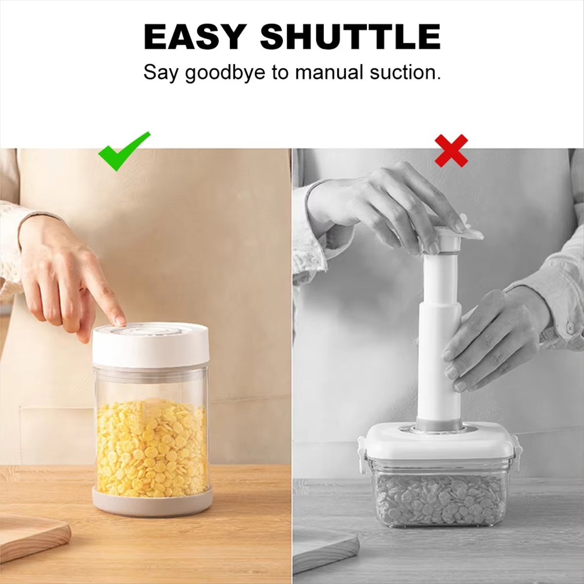 TOP RATED~ Vacuum Glass Jar fo - огляд і ціна Food Storage Glass Containers Large