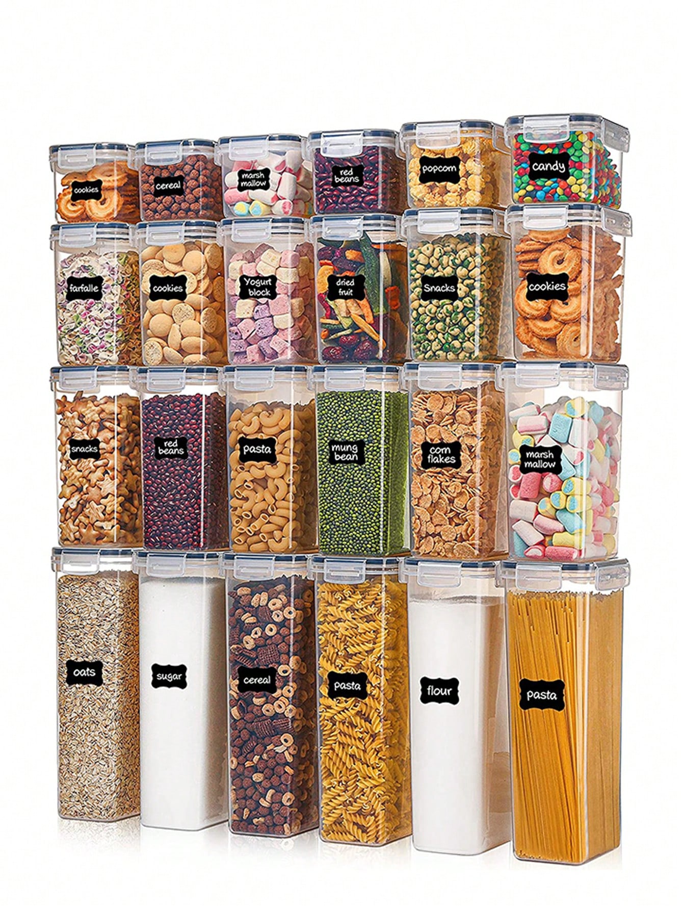 48pcs Airtight Food Storage Co - огляд і ціна Food Storage With Lock