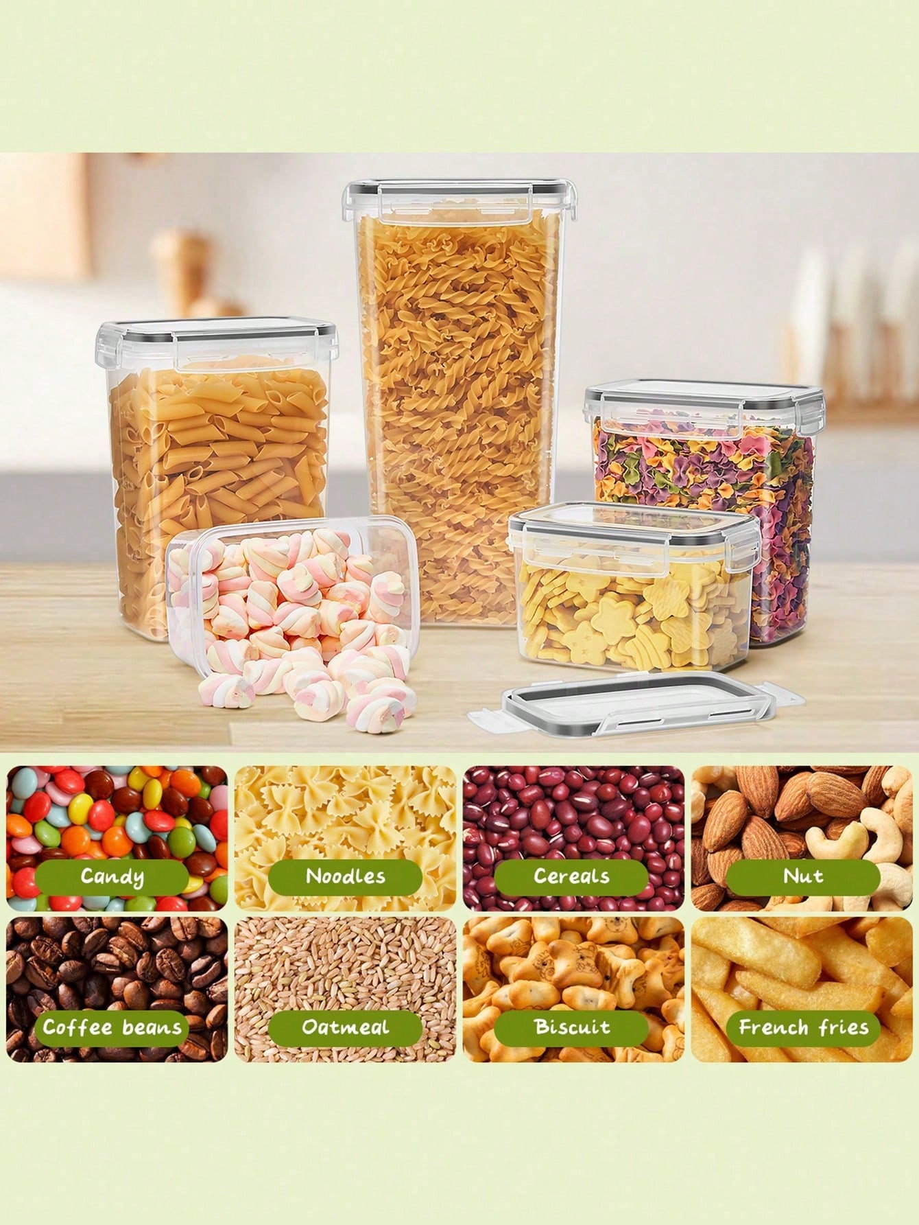 48pcs Airtight Food Storage Co - огляд і ціна Food Storage With Lock