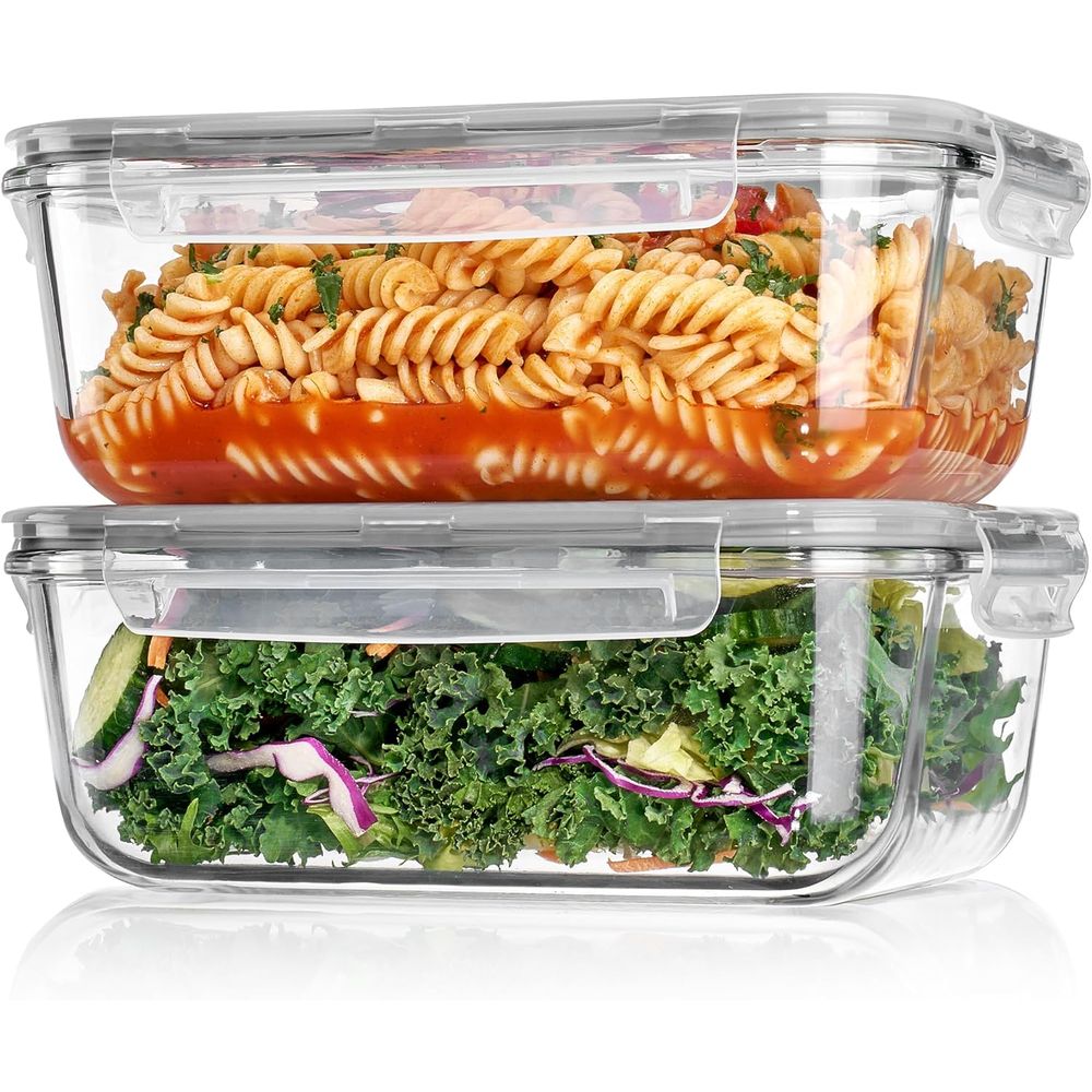 1860ml/63oz Large Glass Storag - огляд і ціна Food Storage Glass Containers Large
