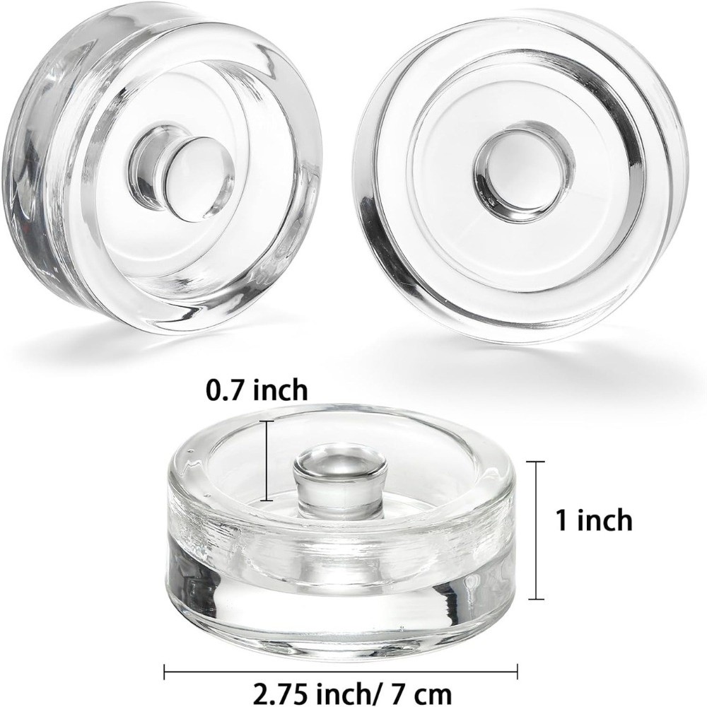 Fermented Glass Weights Clear  - огляд і ціна Mason Jar Wide Mouth