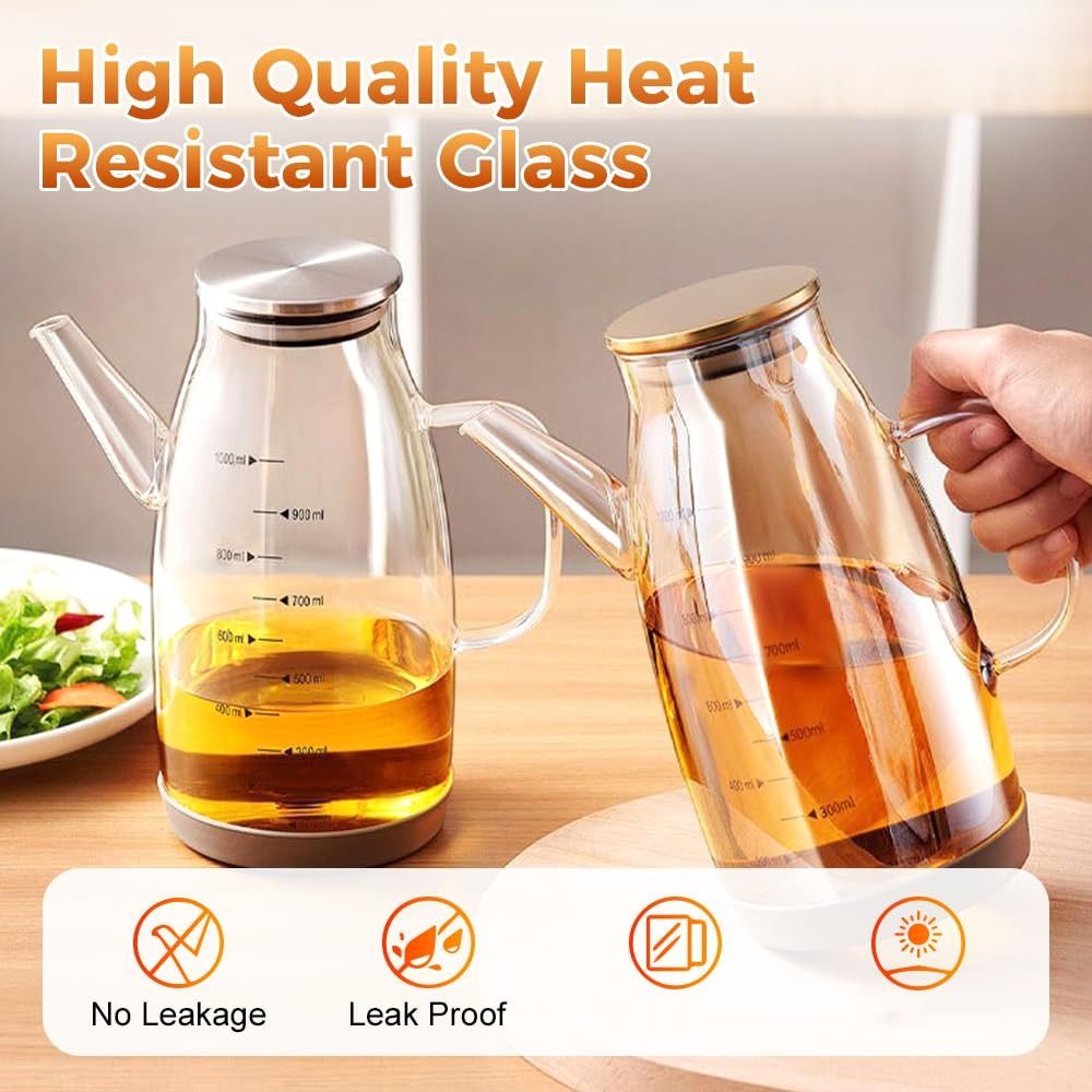 Durable Food-grade Oil Dispens - огляд і ціна Food Storage Glass Containers Large
