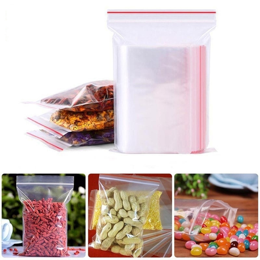 100-1000Pcs Small Zip Lock Pla - огляд і ціна Food Storage Lock Box