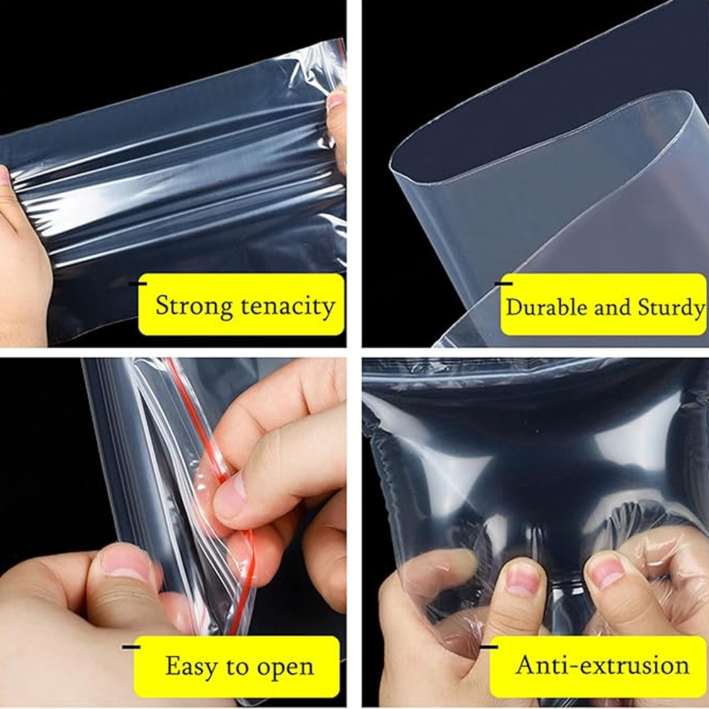 100-1000Pcs Small Zip Lock Pla - огляд і ціна Food Storage Lock Box