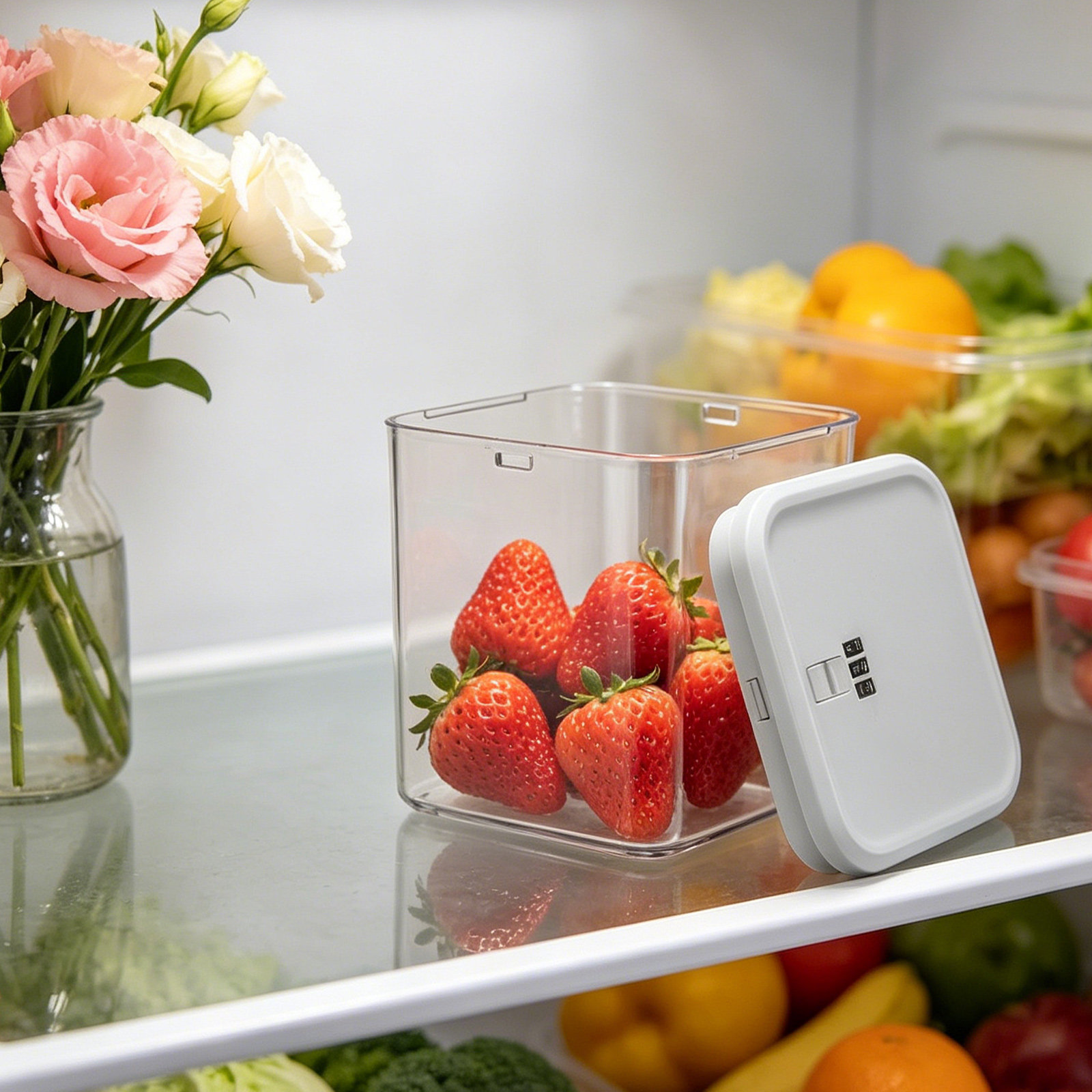 Clear Stackable Lock Box for F - огляд і ціна Food Storage Lock Box