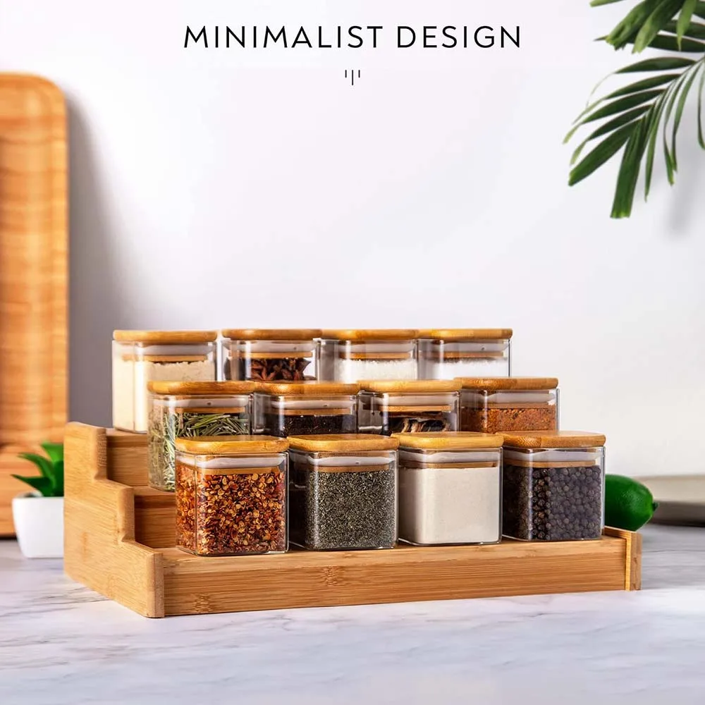 5oz Square Spice Jars with Bam - огляд і ціна Food Storage Jar Labels