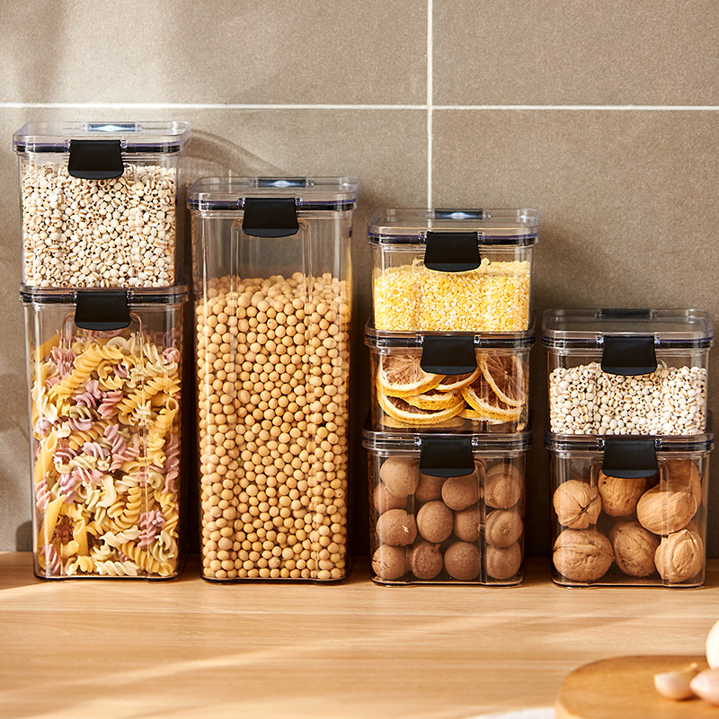 Sealed Jars Kitchen Grain Stor - огляд і ціна Food Storage Jar Set