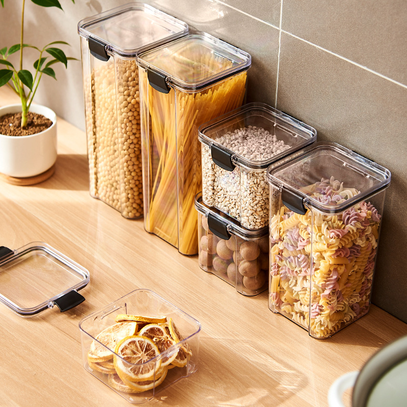 Sealed Jars Kitchen Grain Stor - огляд і ціна Food Storage Jar Set
