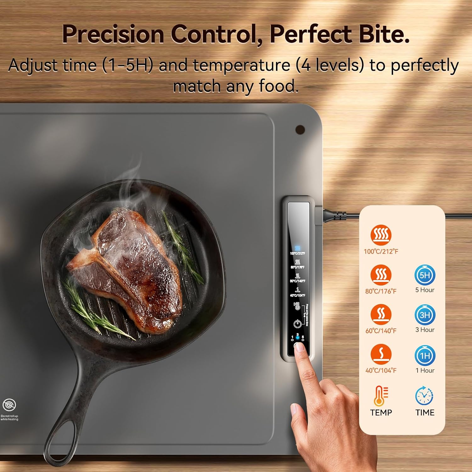 XXL 36x16in Food Warming Mat,  - огляд і ціна Portable Food Warmer