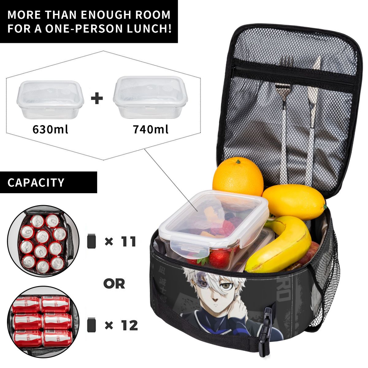 Insulated Lunch Boxes Anime Bl - огляд і ціна Food Storage Lock Box