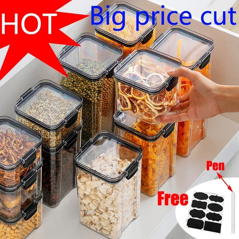 460-1800ml Sets Stackable Kitc - огляд і ціна Food Storage Jar Set