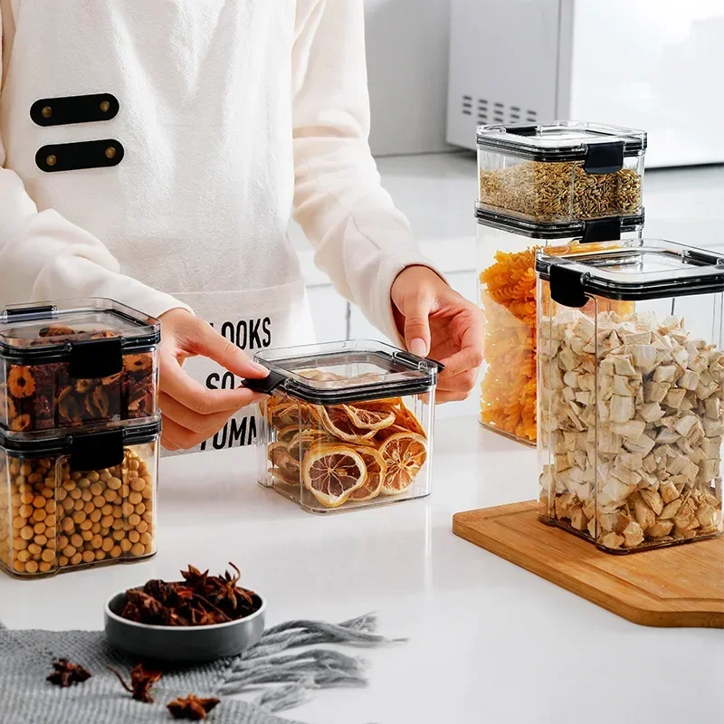 460-1800ml Sets Stackable Kitc - огляд і ціна Food Storage Jar Set