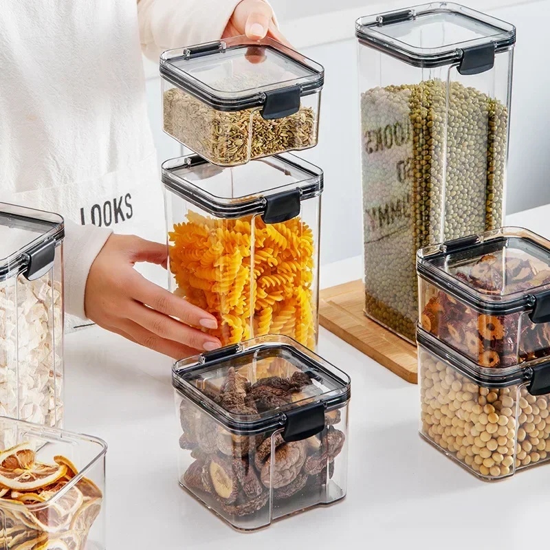460-1800ml Sets Stackable Kitc - огляд і ціна Food Storage Jar Set