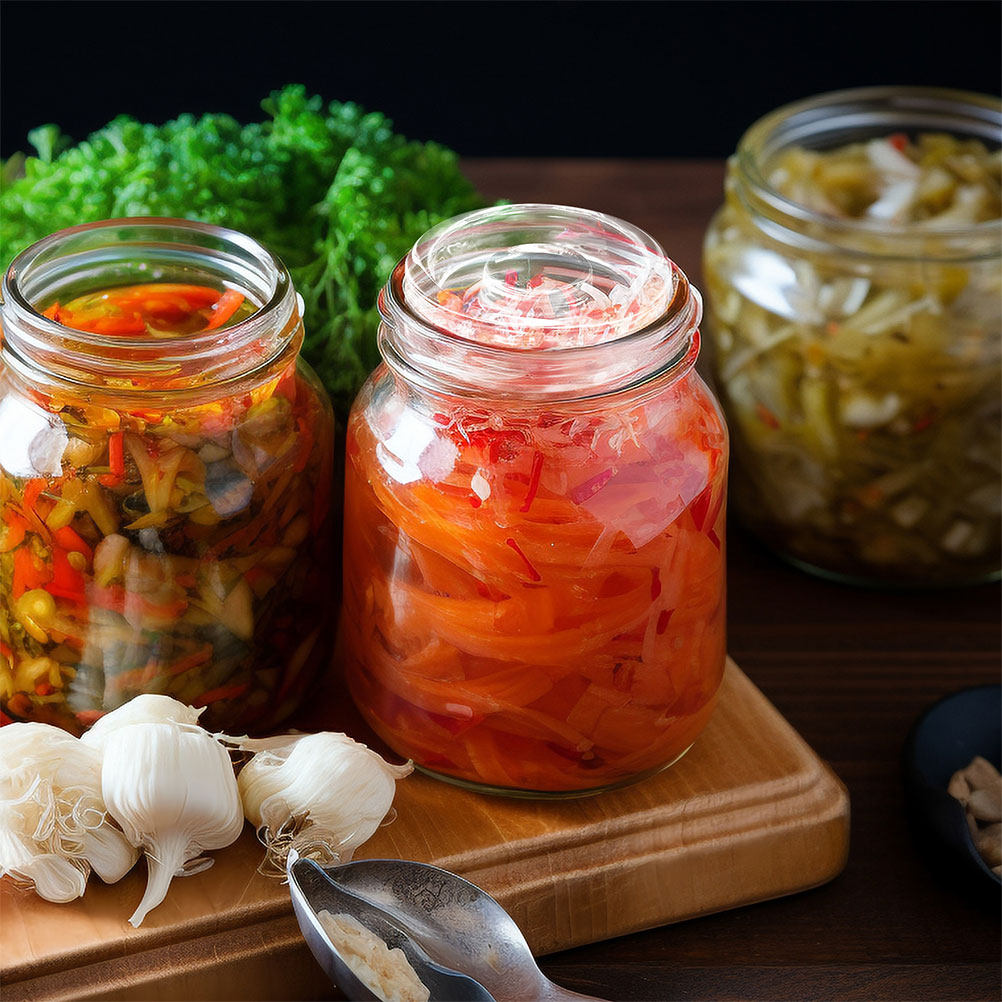 2Pcs Wide Mouth Fermenting Gla - огляд і ціна Mason Jar Wide Mouth