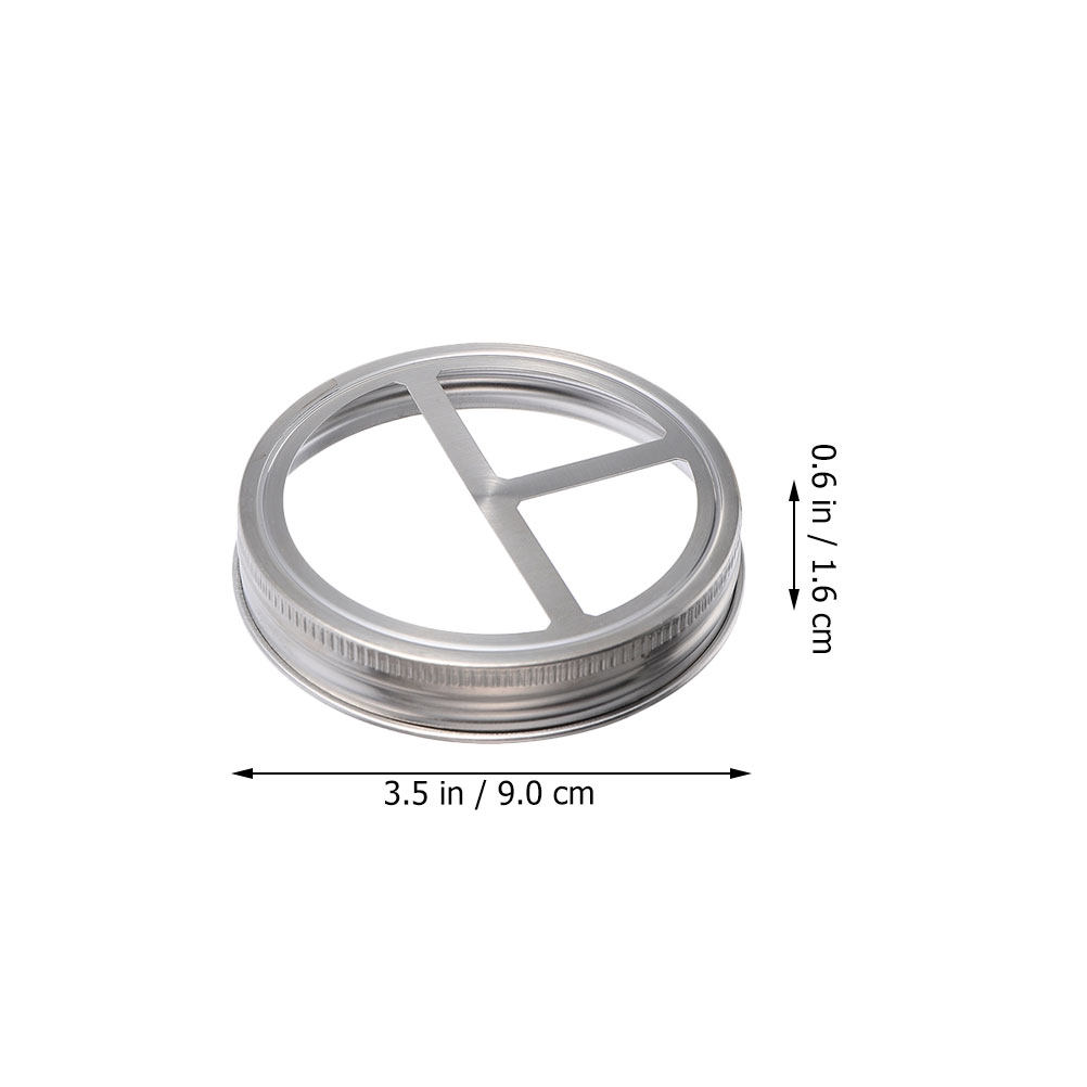 3Pcs Mason Jar Toothbrush Lid  - огляд і ціна Mason Jar Wide Mouth