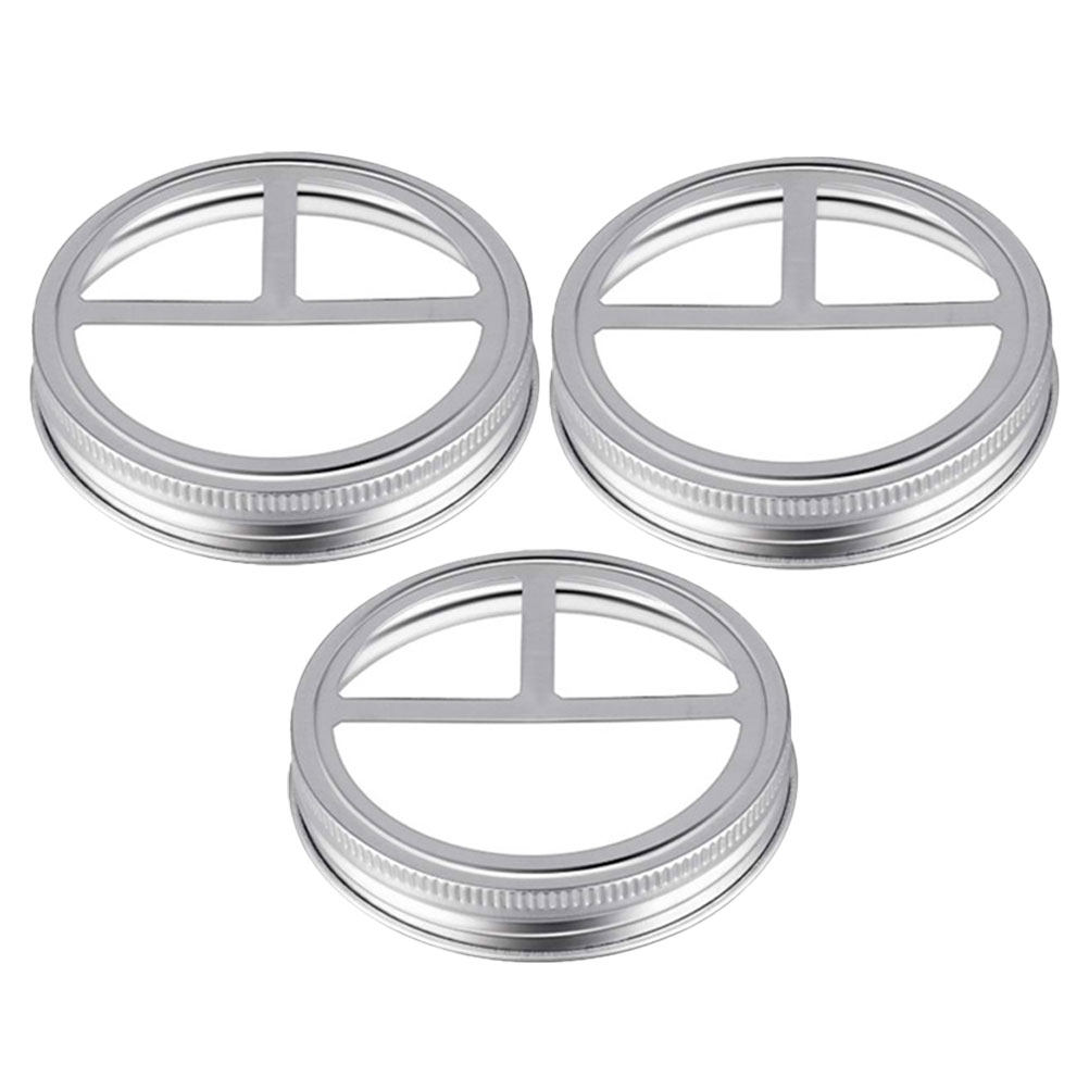 3Pcs Mason Jar Toothbrush Lid  - огляд і ціна Mason Jar Wide Mouth