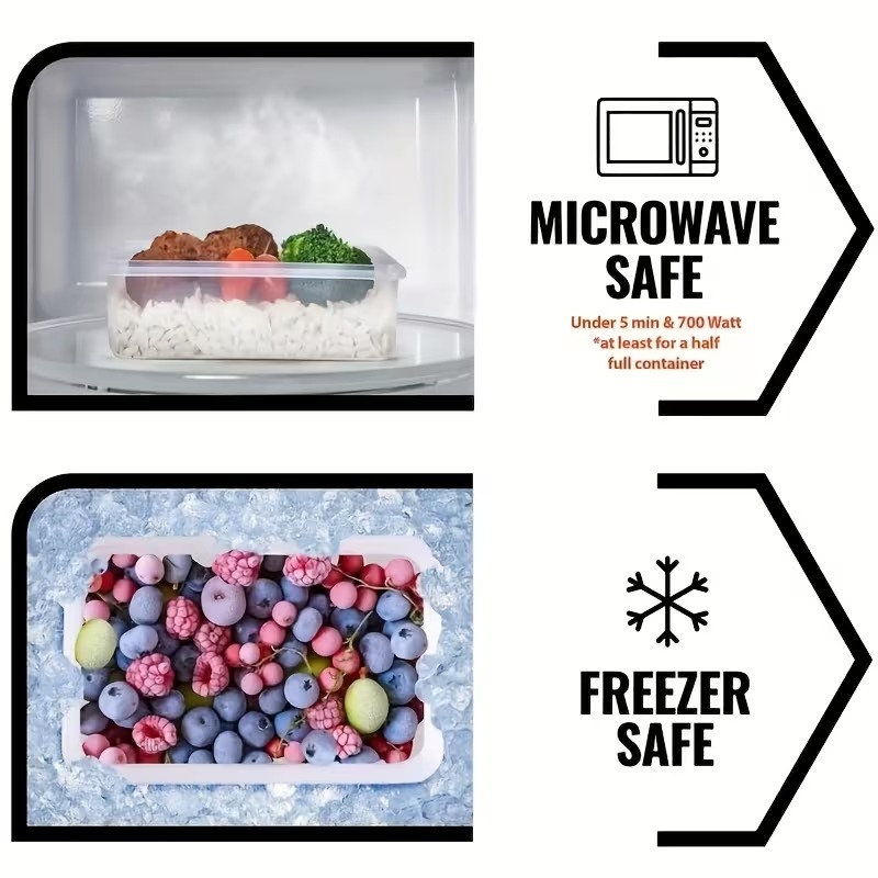 4-Piece Clear Food Storage Con - огляд і ціна Food Storage Ideas