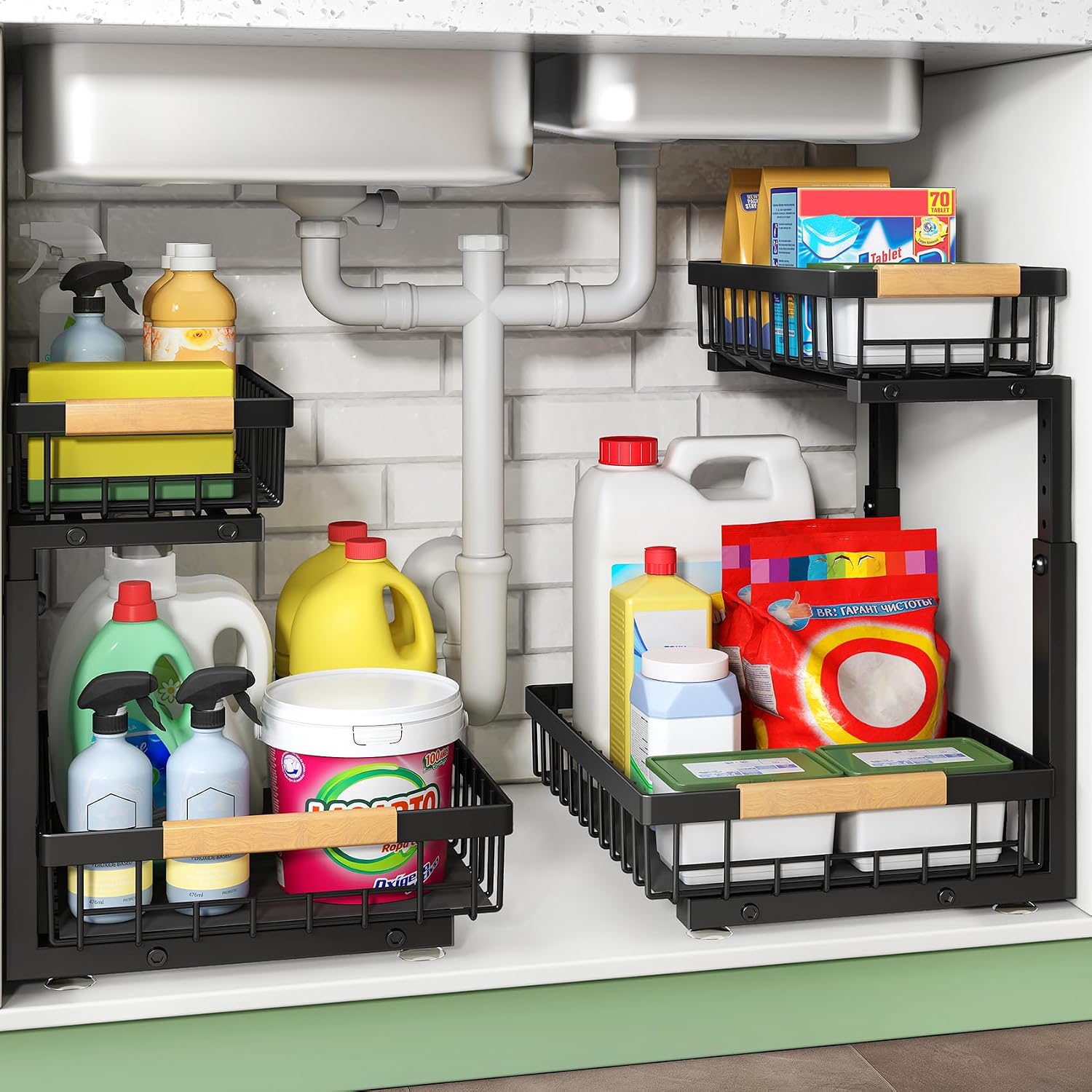 Kitstorack Under Sink Organize - огляд і ціна Food Storage Without Pantry