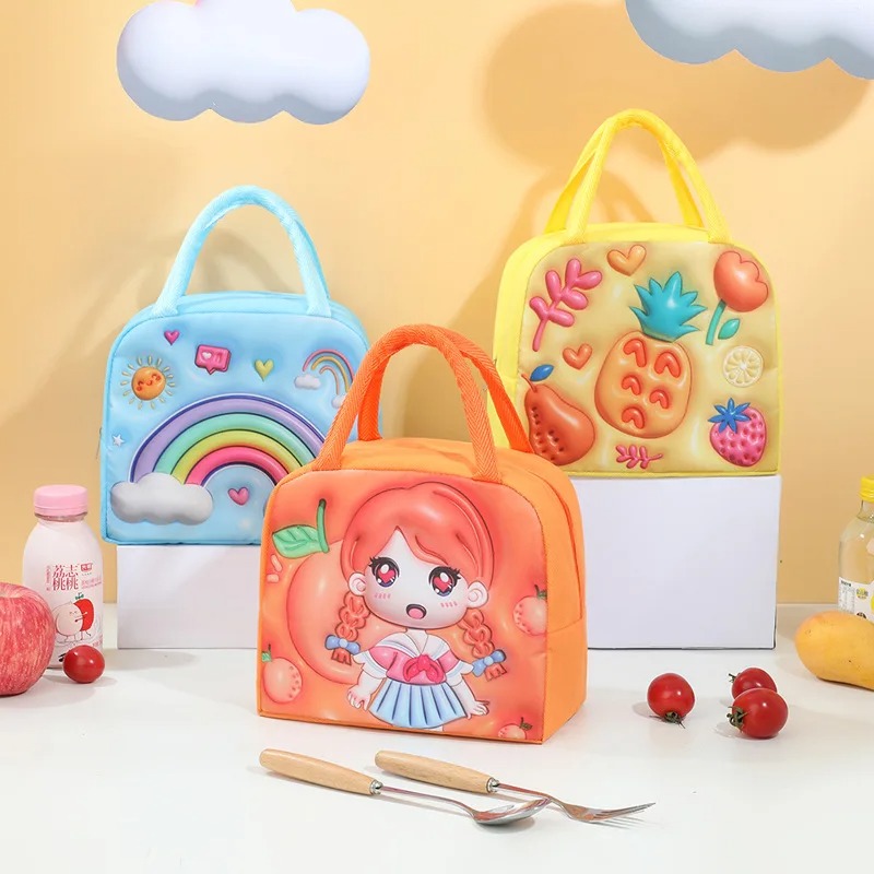 Children's Lunch Box Bag 3D Ca - огляд і ціна Food Storage Aluminum