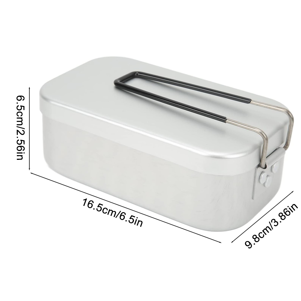 800ML Aluminum Lunch Boxes Out - огляд і ціна Food Storage Aluminum