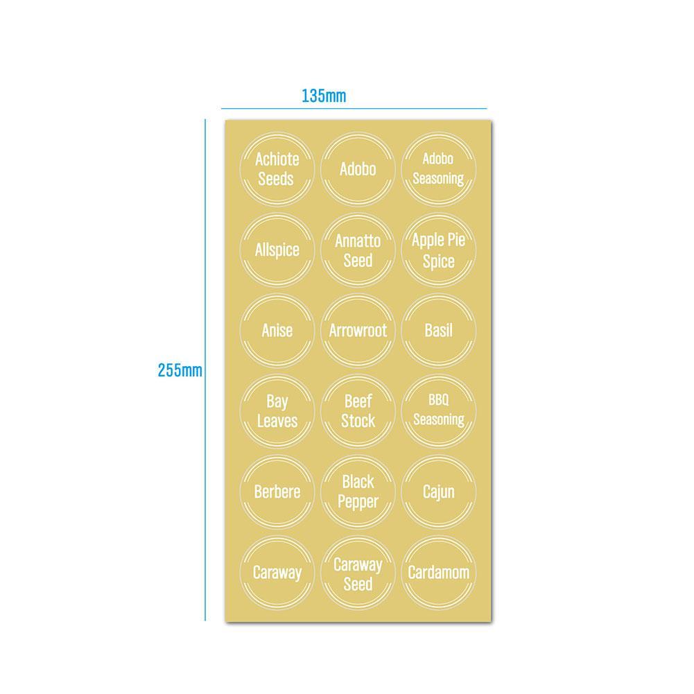 144 Pcs/set Transparent Spice  - огляд і ціна Food Storage Jar Labels