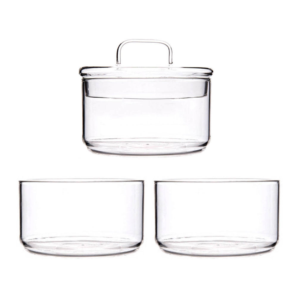 1Set Clear Glass Storage Bowl  - огляд і ціна Food Storage Containers Glass