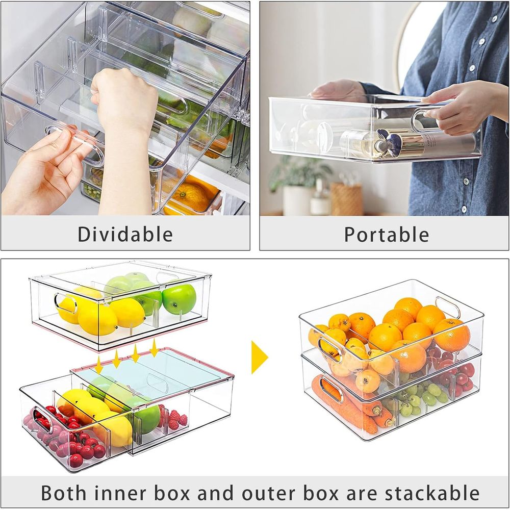 Clear Ridge Pull Out Stackable - огляд і ціна Food Storage Without Pantry