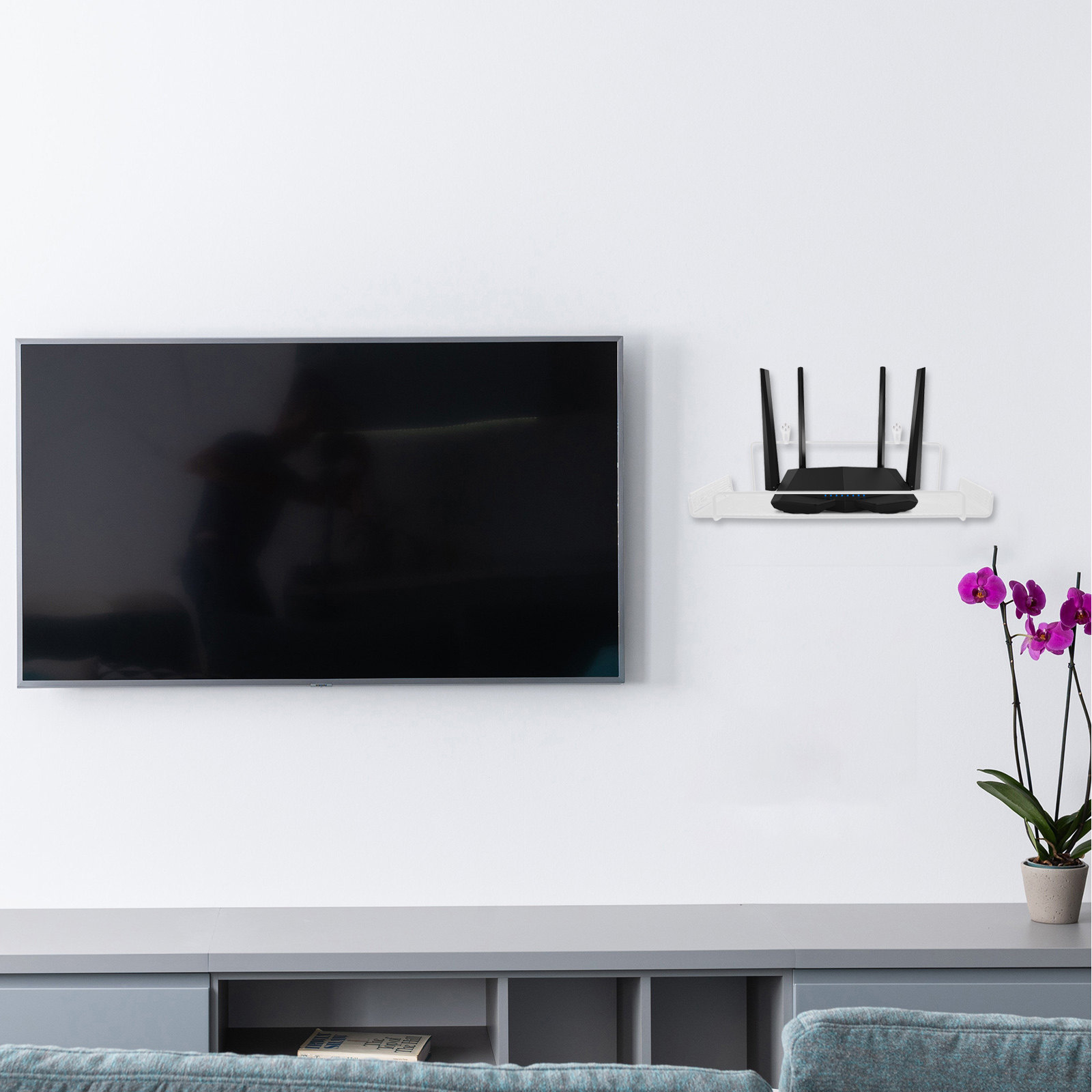 Wall Mount Router Storage Rack - огляд і ціна Food Storage For Room