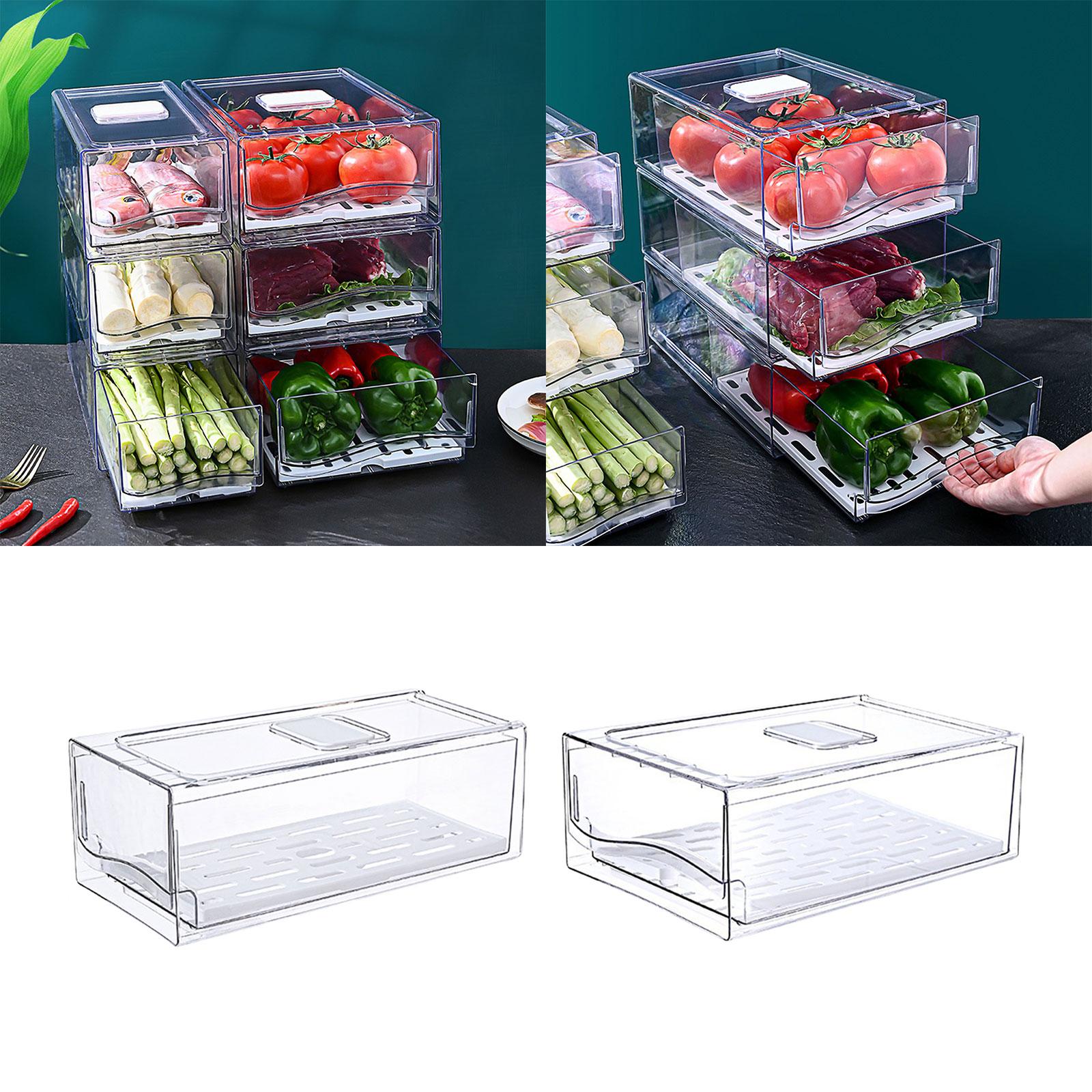 Fridge Drawer Bins Pantry Orga - огляд і ціна Food Storage Without Pantry