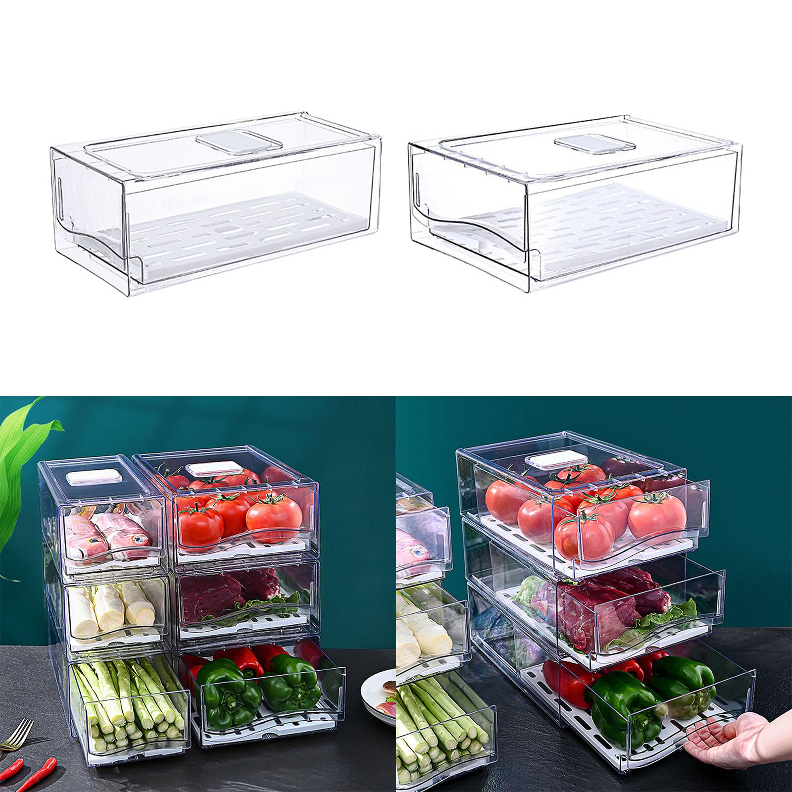 Fridge Drawer Bins Pantry Orga - огляд і ціна Food Storage Without Pantry