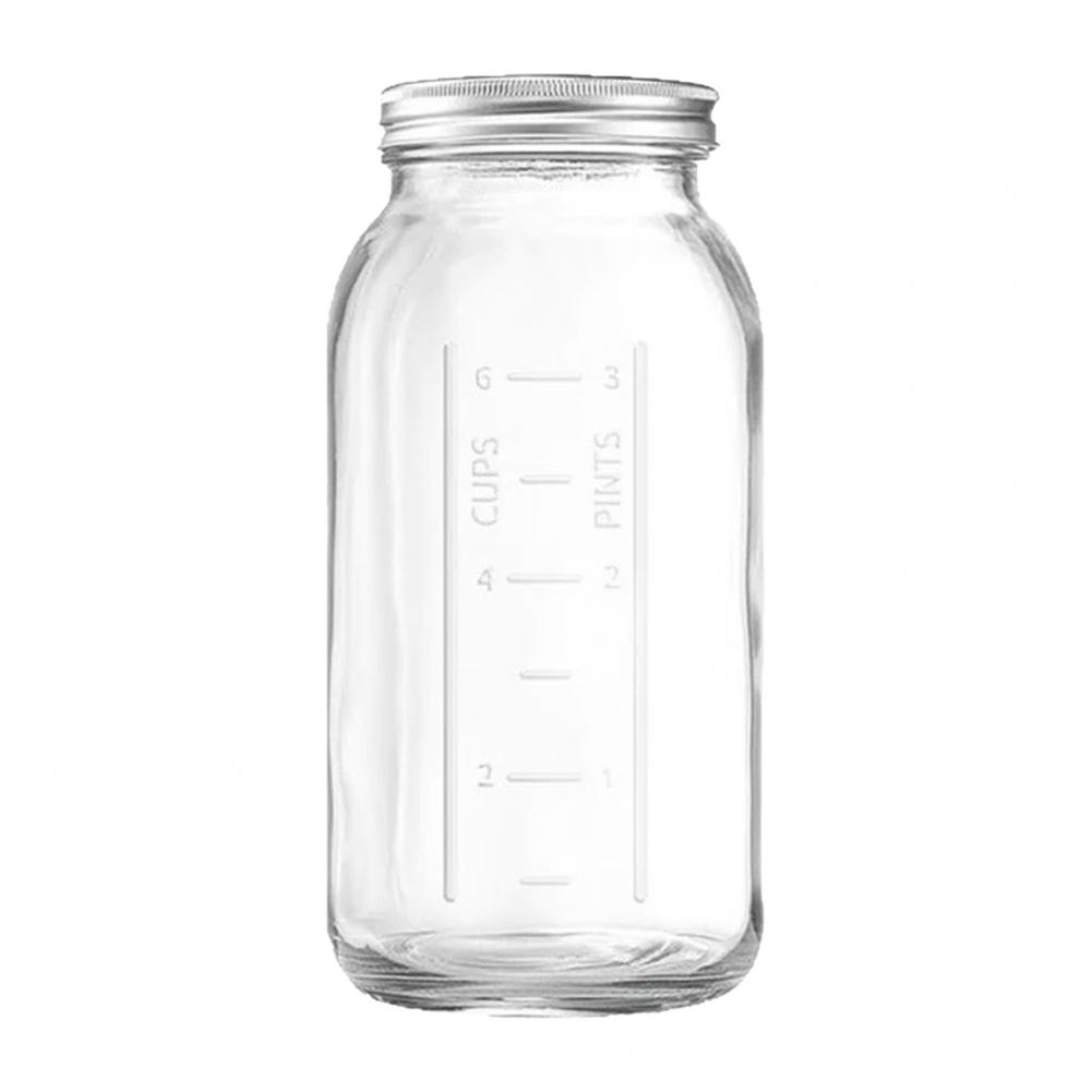 2000ML Wide Mouth Mason Glass  - огляд і ціна Food Storage Glass Containers Large