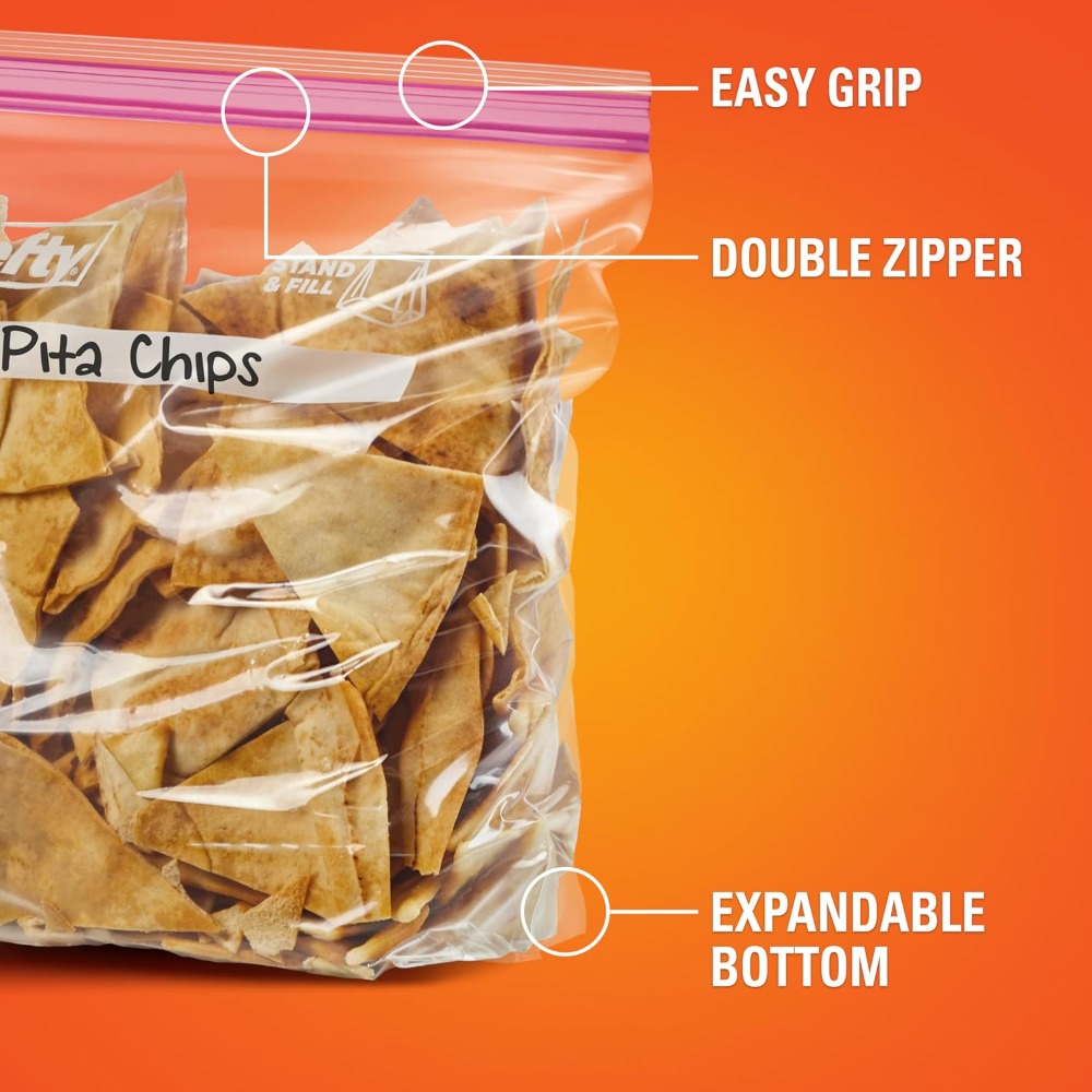Press to Close Plastic Bags Ga - огляд і ціна Food Storage With Lock