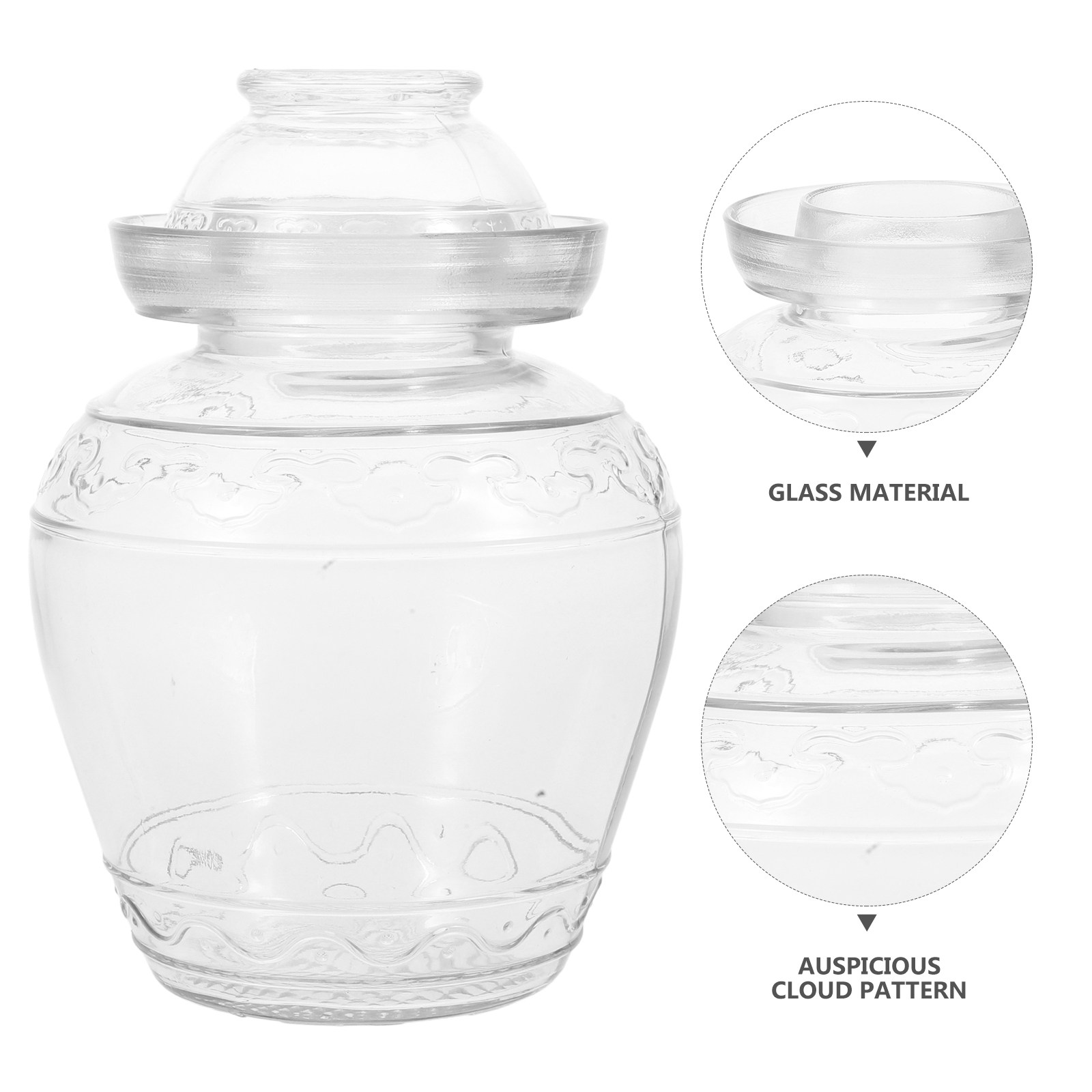 Large Capacity Glass Pickle Ja - огляд і ціна Food Storage Glass Containers Large