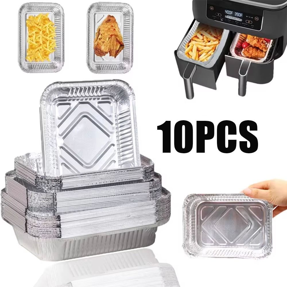 10PCS Disposable Aluminum Foil - огляд і ціна Food Storage Aluminum