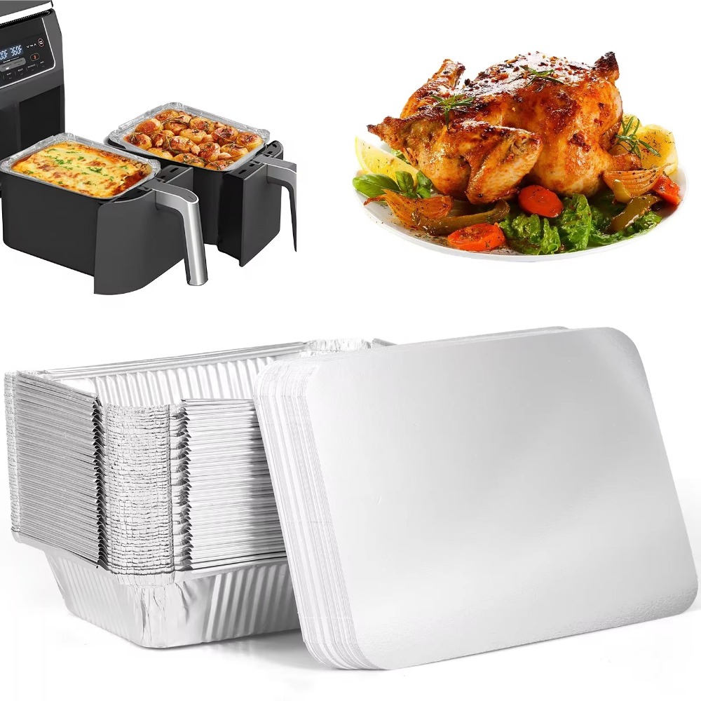 10PCS Disposable Aluminum Foil - огляд і ціна Food Storage Aluminum